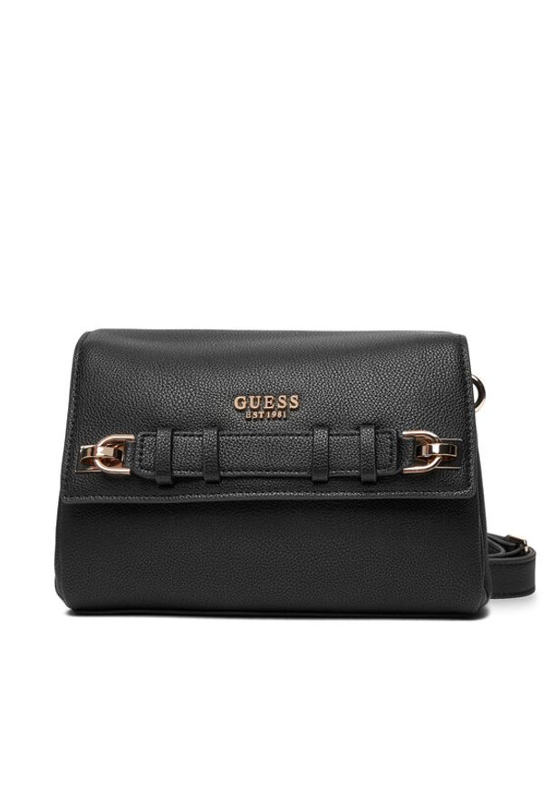 Guess Torebka Gregoria HWBG85 46200 Czarny. Kolor: czarny. Materiał: skórzane