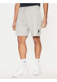 U.S. Polo Assn. Szorty sportowe MUP3355 Szary Regular Fit. Kolor: szary. Materiał: bawełna. Styl: sportowy #1