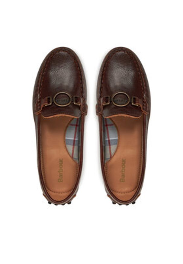 Barbour Mokasyny Laire LFO0754TA52 Brązowy. Kolor: brązowy. Materiał: skóra