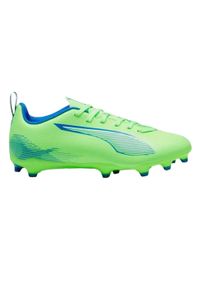 Puma - Buty Piłkarskie Dla Dzieci Ultra 5 Play. Kolor: zielony. Sport: piłka nożna
