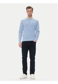 Aeronautica Militare Sweter 251MA1556L560 Błękitny Regular Fit. Kolor: niebieski. Materiał: bawełna #3