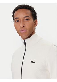 BOSS Kardigan League FZ 50547505 Écru Regular Fit. Materiał: wiskoza #2