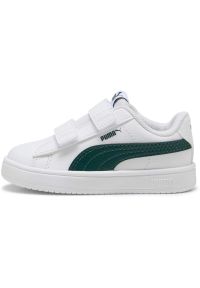 Adidasy Puma Rickie Classic V Inf, Dzieci. Okazja: na uczelnię. Kolor: zielony, biały, wielokolorowy. Materiał: skóra ekologiczna, materiał. Sport: joga i pilates