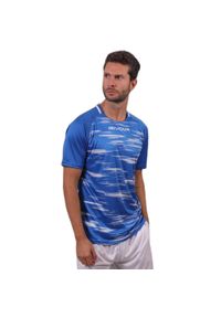 Koszulka Givova Pixel. Kolor: niebieski. Materiał: materiał. Wzór: gładki. Sport: fitness, piłka nożna #1