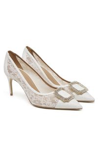 MALONE SOULIERS Szpilki Monroe 70-10 Biały. Kolor: biały. Materiał: materiał. Obcas: na szpilce #6