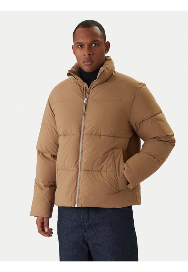 Jack & Jones Kurtka zimowa Frederiksberg 12260460 Beżowy Regular Fit. Kolor: beżowy. Materiał: syntetyk. Sezon: zima