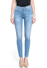 Wrangler - WRANGLER HIGH RISE SKINNY INDIGO BEACHES W27HGU241. Stan: podwyższony #4