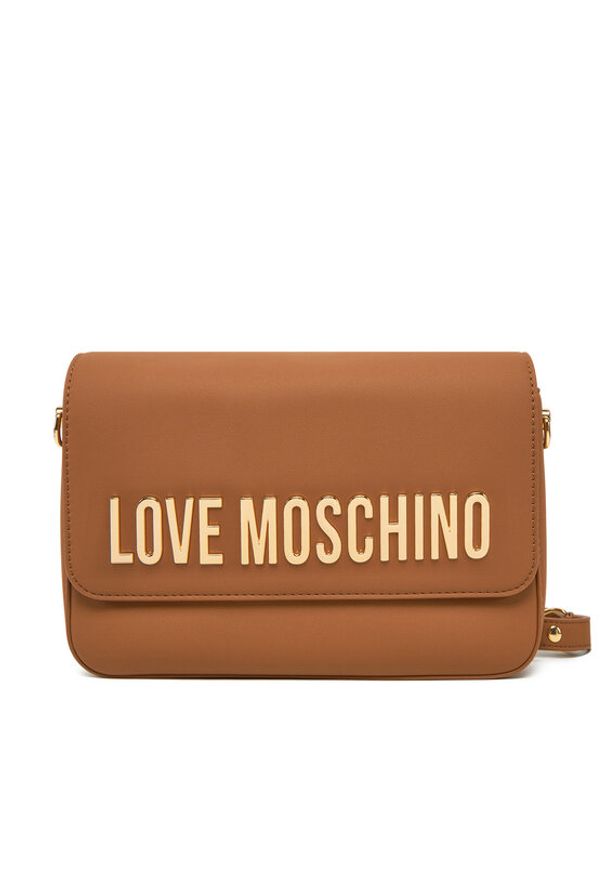 Love Moschino - LOVE MOSCHINO Torebka JC4023PP1MKD0201 Brązowy. Kolor: brązowy. Materiał: skórzane