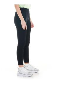 LEONE 1947 APPAREL - Damskie joggery ze ściągaczem Basic. Kolor: czarny. Materiał: tkanina. Sport: fitness