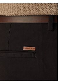 Jack & Jones Szorty materiałowe Adam Belted 12288603 Czarny Regular Fit. Kolor: czarny. Materiał: bawełna #3