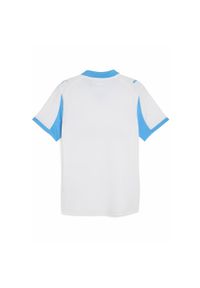 Puma - Męska koszulka domowa authentic PUMA Olympique Marsylia 25/26. Kolor: biały, wielokolorowy, niebieski