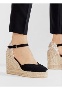 Castañer Espadryle Chiarata/8ED/001 020983-100-35 Czarny. Kolor: czarny. Materiał: materiał #7