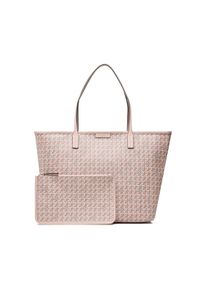 Tory Burch Torebka Basketweave Tote 145634 Różowy. Kolor: różowy. Materiał: skórzane