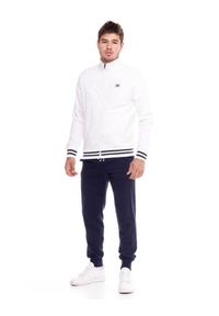 LEONE 1947 APPAREL - Męski dres ze stójką i zamkiem Welcome Back. Kolor: niebieski, wielokolorowy, biały. Materiał: dresówka. Sport: fitness