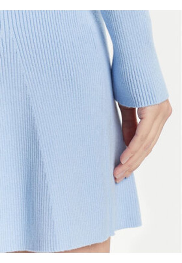 Calvin Klein Jeans Sukienka codzienna LV047D307G Niebieski Slim Fit. Okazja: na co dzień. Kolor: niebieski. Materiał: bawełna. Typ sukienki: proste. Styl: casual
