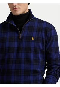 Polo Ralph Lauren Sweter 710920192002 Granatowy Regular Fit. Typ kołnierza: polo. Kolor: niebieski. Materiał: bawełna