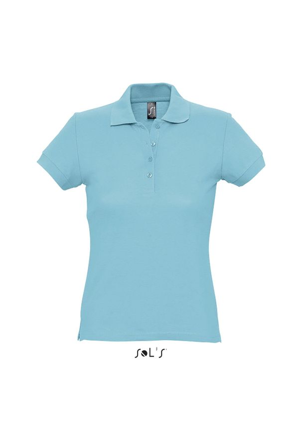 SOL'S - Polo Sol's Passion. Okazja: na co dzień. Typ kołnierza: polo. Kolor: niebieski. Styl: casual