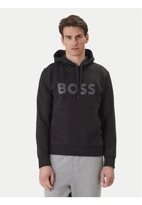 BOSS Bluza Soody 50555515 Czarny Regular Fit. Kolor: czarny. Materiał: bawełna #1