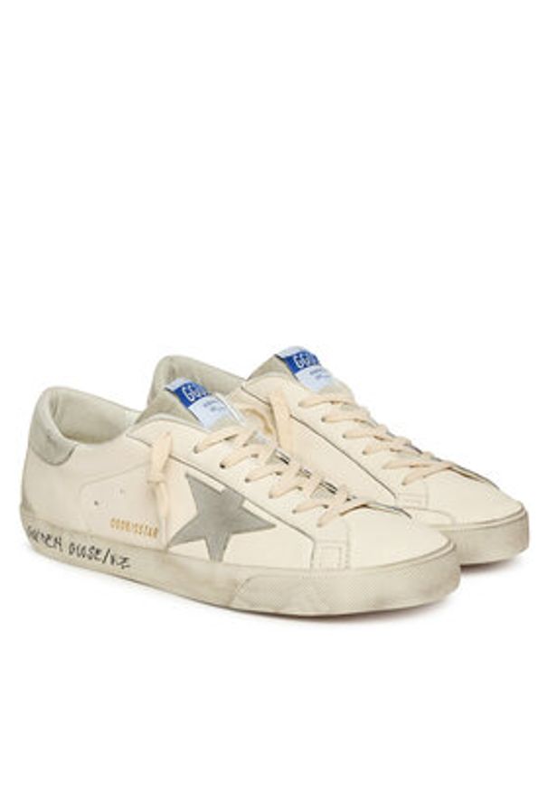 GOLDEN GOOSE - Golden Goose Sneakersy Super-Star Classic With Spur GMF00102.F005359.11166 Biały. Kolor: biały. Materiał: skóra