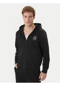 Armani Exchange Bluza XM000371 AF10818 UC001 Czarny Regular Fit. Kolor: czarny. Materiał: bawełna #1