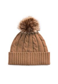 Lauren Ralph Lauren - LAUREN RALPH LAUREN Czapka 454P04455002 Beżowy. Kolor: beżowy. Materiał: materiał, poliester