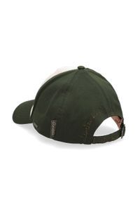 Czapka z daszkiem damska Anekke, wykonana z materiału tekstylnego z regulowanym zapięciem z tyłu, czarne, 42471-011. Kolor: zielony. Materiał: materiał. Styl: elegancki, casual, klasyczny, sportowy #3