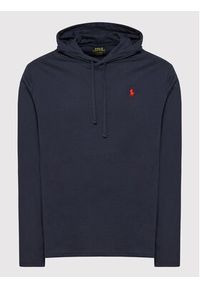 Polo Ralph Lauren Longsleeve 710847203013 Granatowy Regular Fit. Typ kołnierza: polo. Kolor: niebieski. Materiał: bawełna. Długość rękawa: długi rękaw #8
