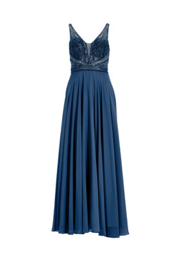 Hey Kyla Sukienka wieczorowa 5AG015HK Niebieski Regular Fit. Kolor: niebieski. Materiał: syntetyk. Styl: wizytowy