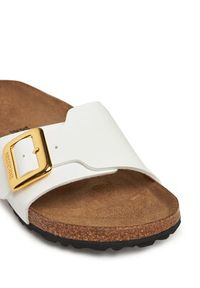 Birkenstock Klapki Catalina Cushion Buckle 1029437 Biały. Kolor: biały. Materiał: skóra #5