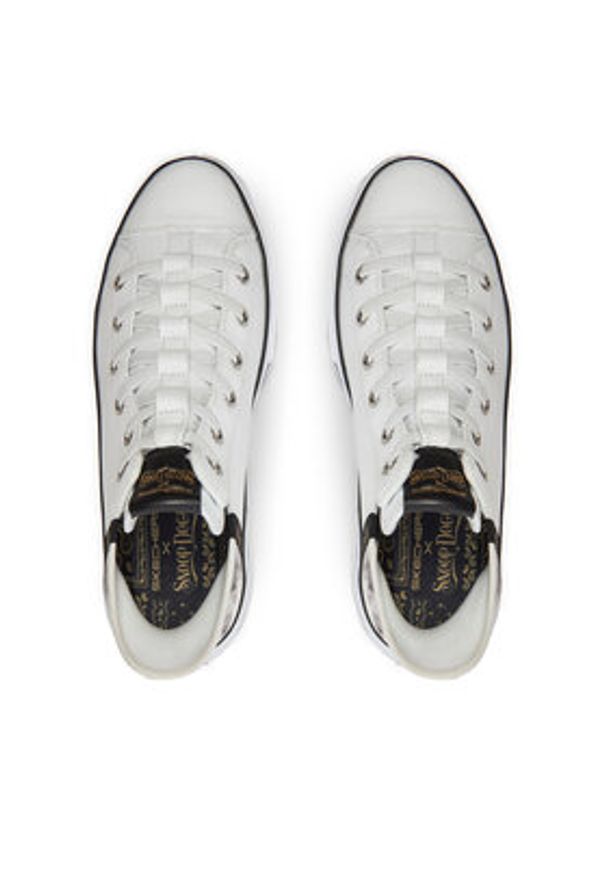 skechers - Skechers Sneakersy Snoop One-Og 251016/WBK Biały. Kolor: biały. Materiał: skóra