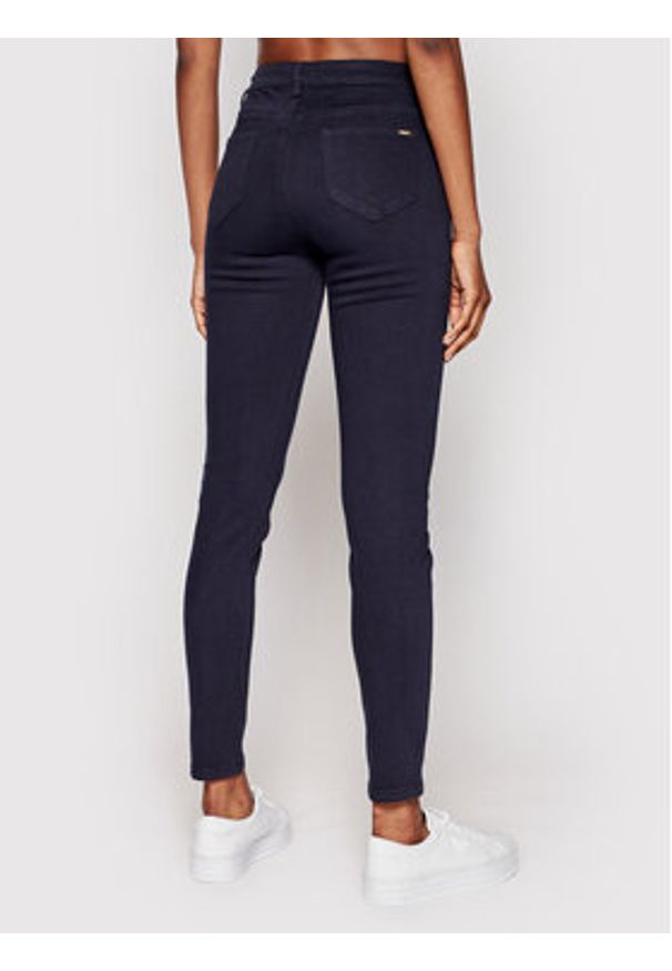 Morgan Jeansy 201-PETRA.N Granatowy Skinny Fit. Kolor: niebieski
