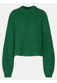 Edited Sweter Martje EDT6054002000002 Zielony Regular Fit. Kolor: zielony. Materiał: syntetyk