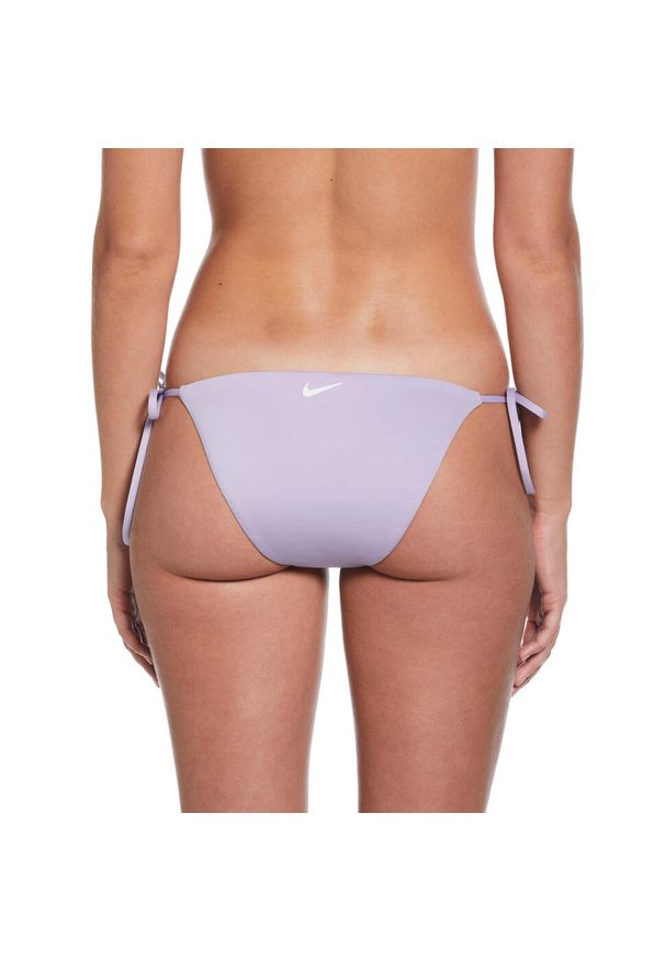 Dół od stroju pływackiego Nike Essential Tie String Bikini. Kolor: fioletowy