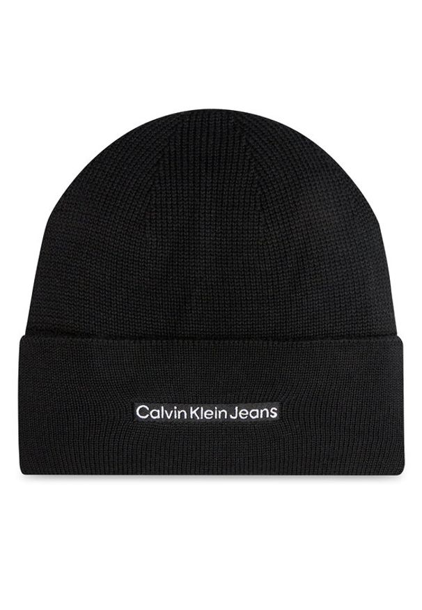 Calvin Klein Czapka Inst Embro K50K512452 Czarny. Kolor: czarny. Materiał: materiał, bawełna