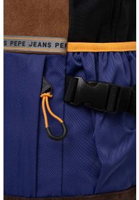 Pepe Jeans plecak męski kolor granatowy duży wzorzysty. Kolor: niebieski #7