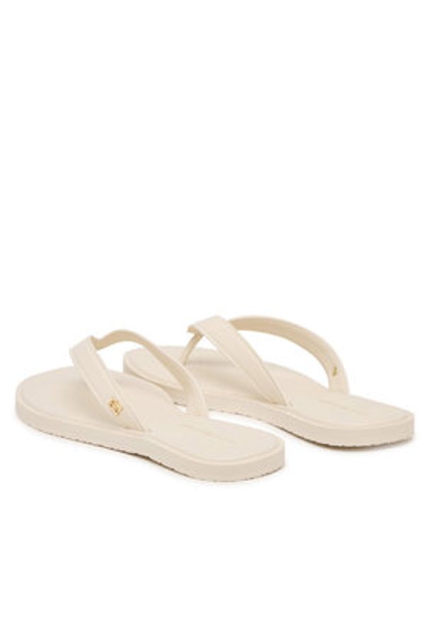 TOMMY HILFIGER - Tommy Hilfiger Japonki Scandi FW0FW09206 Écru. Materiał: skóra