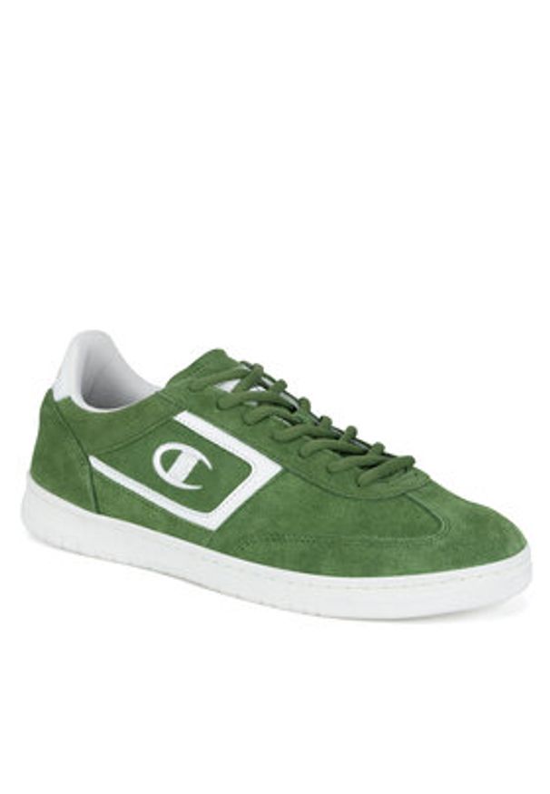 Champion Sneakersy CL78 S LOW S22279-GS004 Zielony. Kolor: zielony. Materiał: skóra, zamsz