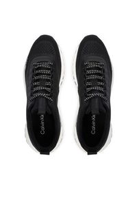 Calvin Klein Sneakersy Hike Runner Laceup Knit HM0HM02151 Czarny. Kolor: czarny. Materiał: materiał #5