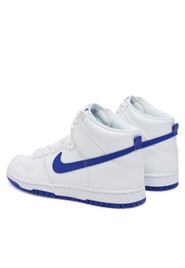 Nike Sneakersy Dunk Hi Retro DV0828 101 Biały. Kolor: biały. Materiał: skóra
