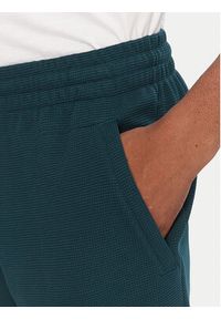 Adidas - adidas Szorty sportowe Essentials Trefoil JW1040 Zielony Regular Fit. Kolor: zielony. Materiał: bawełna. Styl: sportowy