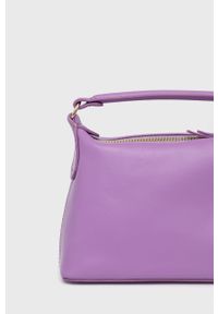 Liu Jo torebka skórzana AA2502.P0102 kolor fioletowy. Kolor: fioletowy. Materiał: skórzane. Rodzaj torebki: na ramię #7