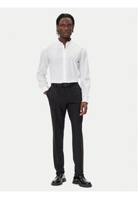 Hugo - HUGO Koszula Kaleb 50551253 Biały Slim Fit. Kolor: biały. Materiał: bawełna #5