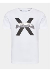 Richmond X T-Shirt UMA23007TS Biały Regular Fit. Kolor: biały. Materiał: bawełna #1