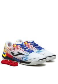 Joma Buty do piłki nożnej Invicto Indoor INVW2476IN Biały. Kolor: biały. Materiał: mesh, materiał #5