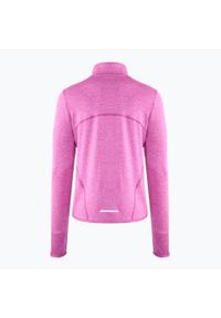 Longsleeve do biegania damski Nike Swift Element UV 1/4-Zip. Kolor: różowy. Długość rękawa: długi rękaw