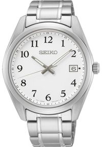 Zegarek Seiko Zegarek męski Seiko SUR459P1 srebrny. Kolor: srebrny #1