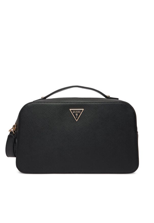 Guess Kosmetyczka PW7557 P6136 Czarny. Kolor: czarny. Materiał: skóra