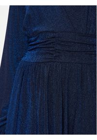 Please Sukienka koktajlowa A1X0BFT000 Granatowy Regular Fit. Kolor: niebieski. Materiał: syntetyk. Styl: wizytowy #4