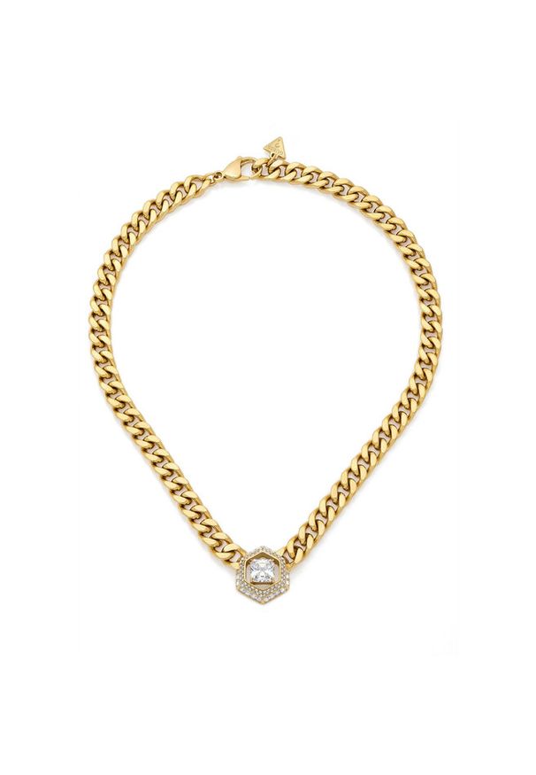 Naszyjnik Guess. Materiał: złote. Kolor: złoty