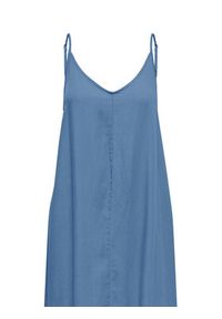 only - ONLY Sukienka letnia Charis 15337932 Niebieski Loose Fit. Kolor: niebieski. Materiał: lyocell. Sezon: lato #6
